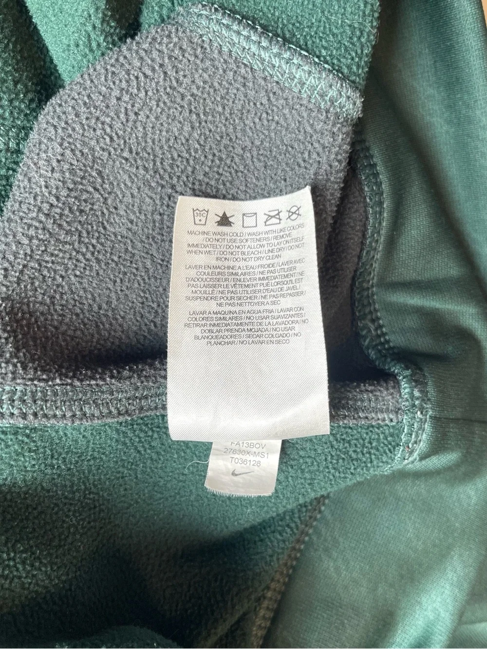 Nike Spartans Fleece Therma-Fit Hoodie - Tonal Graphic Pattern - Large